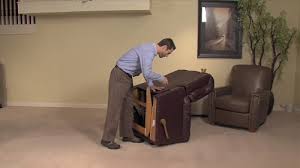 how to remove the back of a recliner
