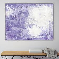 Purple Abstract Xlarge Canvas Art