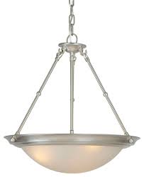 Signature 3 Light Pendant In Brushed Nickel Traditional Pendant Lighting By Lighting New York