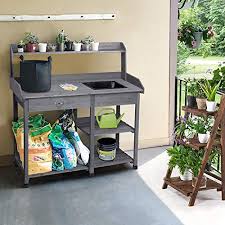 Outdoor Potting Bench Table Potters