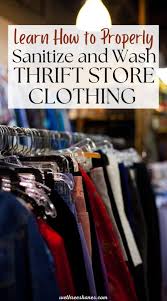 sanitize thrift clothing