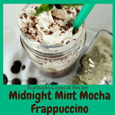 midnight mint mocha frappuccino copycat