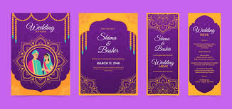 indian wedding vector art icons and