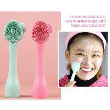 silicone cleansing brush face