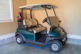 golf cart battery acid on garage floor