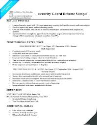 Armed Security Guard Resume Template Resumes For Officers 2 Unarmed