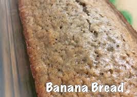Ripe bananas, butter, sugar, egg, vanilla, baking soda, and flour. Welcome To The Blog