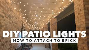 diy patio lights how to attach to