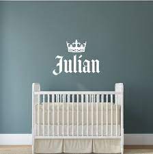 king crown fancy name decal personalize