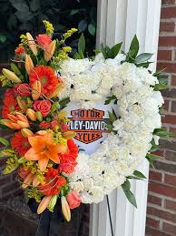 personalized funeral wreath in fairport