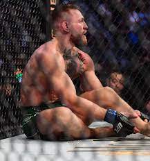 Conor McGregor broken leg ends UFC 264 ...