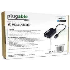 plugable usb 3 0 to displayport 4k uhd