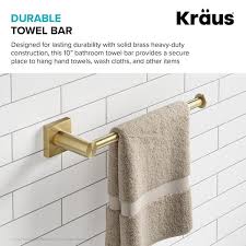 Kraus Kea 17725bg Ventus Bathroom Towel Bar Brushed Gold