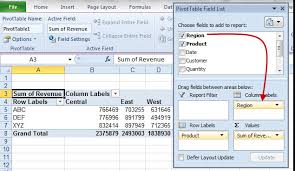 excel use a pivot table to summarize
