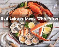 red lobster menu with s 2023