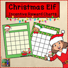 Elf Incentive Reward Sticker Charts