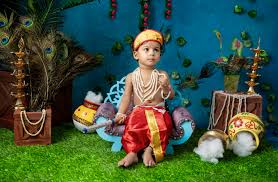 baby krishna theme photoshoot free