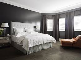 dark gray bedroom contemporary