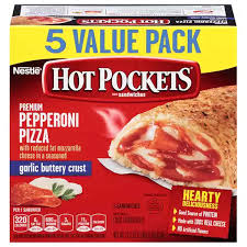 hot pockets premium pepperoni pizza