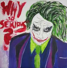 joker why so serious painting by