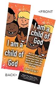 Amazon Com Childrens Christian Bookmark I Am A Child Of