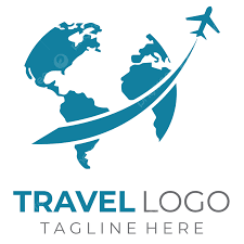 travel logo design template for