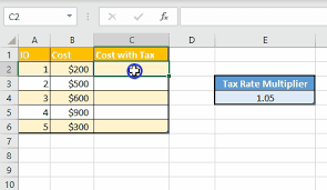 absolute reference in excel