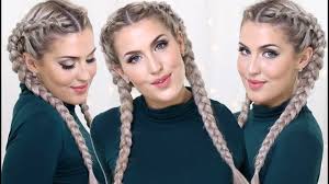 How to dutch braid hair with extensions for beginners. How To Dutch Braids With Clip In Extensions Youtube