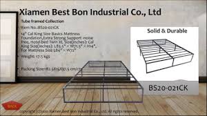 Metal Platform Bed Frame Steel Slat