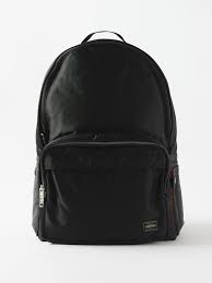 black tanker nylon backpack porter