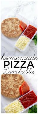 how to make homemade lunchables pizza