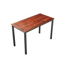 When buying a solid wood table top for your desk frame, you are commissioning a beautiful piece of furniture. Gzmr Modern Industrial Design 55 In Brown Wooden Top Computer Desk With Black Iron Legs For Office Or Home Jh De20255bksw The Home Depot