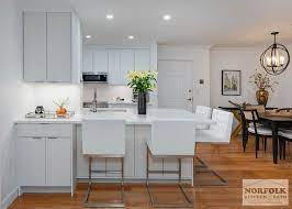 contemporary white kitchen remodel