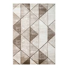 aura abstract triangle pattern carpet