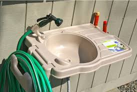 easy to install outdoor garden sink
