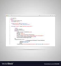 browser window with simple html code of