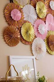 paper fan paper rosette diy dash of