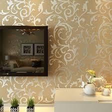 vinyl glossy living room designer wallpaper