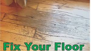 fix scratches on wood floors how to
