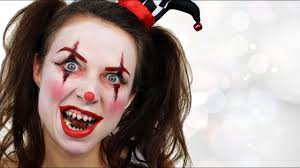 evil clown halloween makeup tutorial