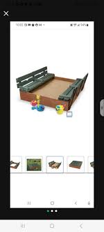 Sandbox With Bench Seats New In Box For