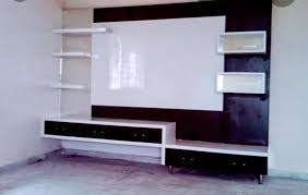 Wall Mounted Wooden Tv Unit For Living
