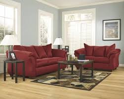 Ashley Furniture Living Room Set Red