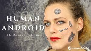 human android makeup tutorial robot