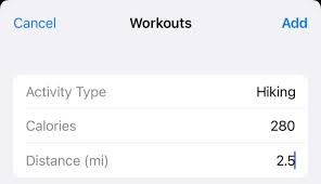 how to manually add workouts to apple watch
