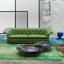 Grunes sofa bilder ideen couch. Chesterfield Sofa Bohemian Moroso Stoff Leder Von Patricia Urquiola