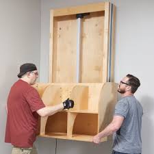how to diy a garage storage lift system