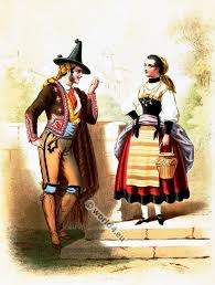 Historical costumes from Portugal.