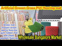 artificial green gr pvc flooring mat