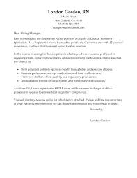 12 13 Cover Letter Examples For Rn Position